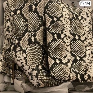 Aldo Snake Print Tall Boots